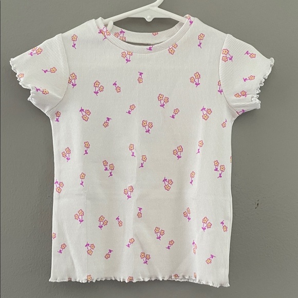 Zara Other - Zara Floral Print Kids Shirt - White and Pink